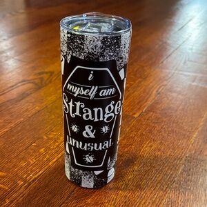 Beetlejuice I myself  strange and unusual Lydia Deetz tumbler